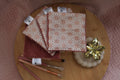 Lingettes réutilisables nuances de rose
