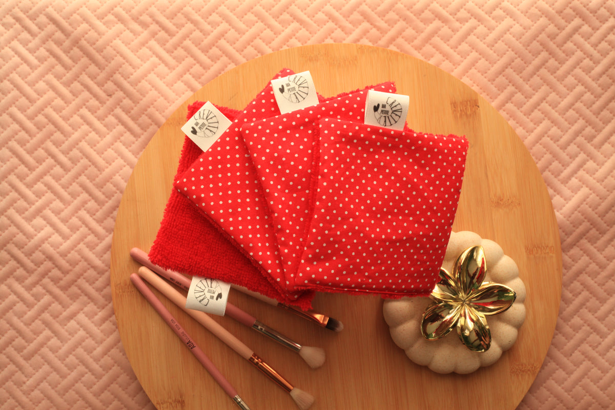Lingettes réutilisables nuances d’hiver