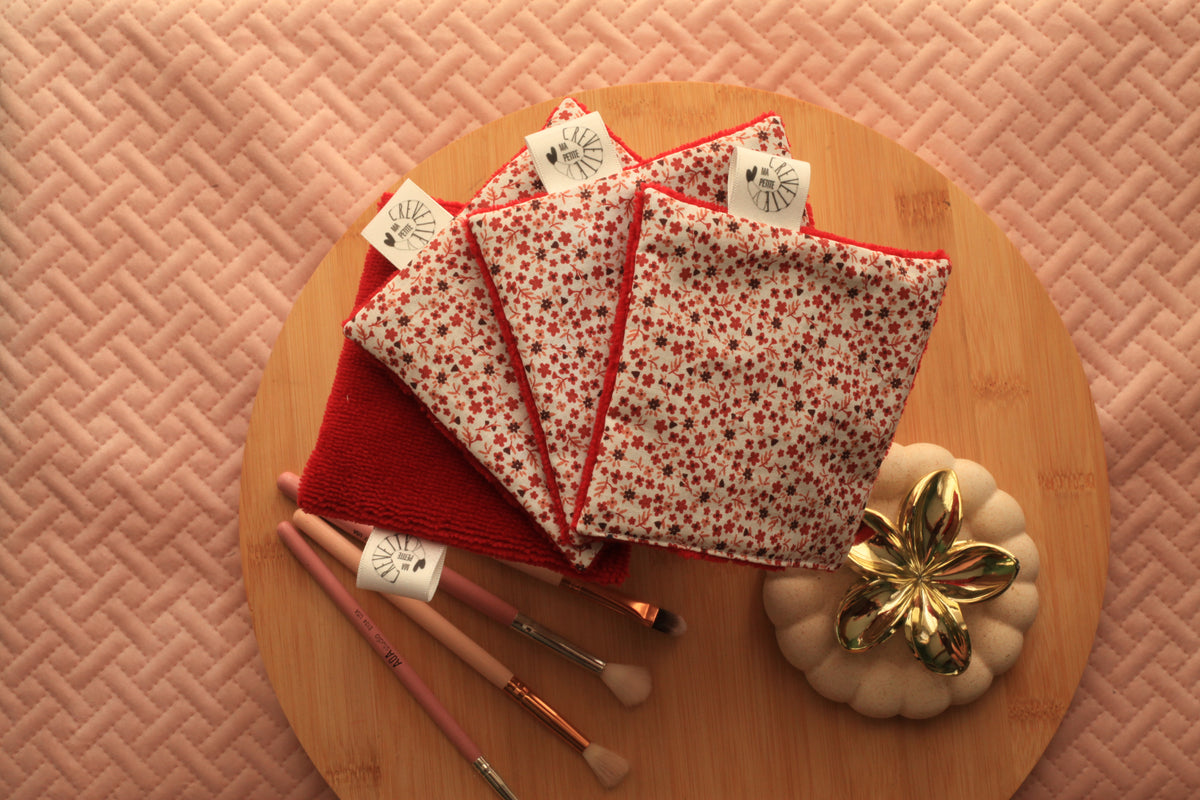 Lingettes réutilisables nuances d’automne