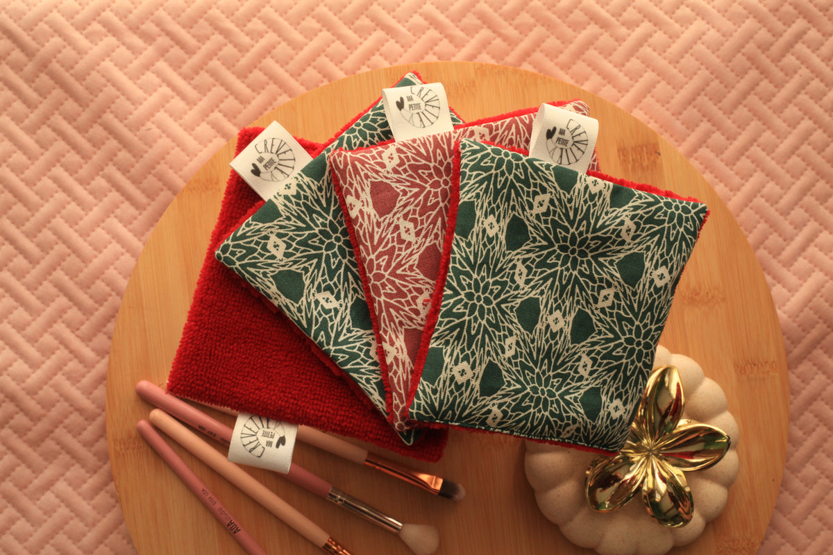 Lingettes réutilisables nuances d’automne