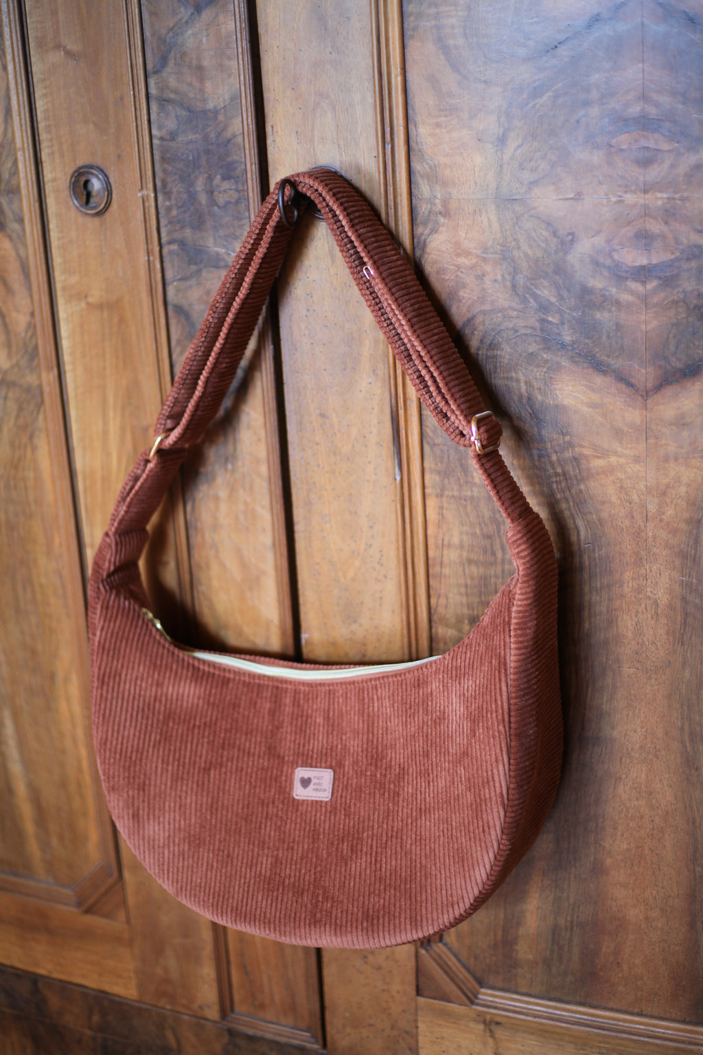 Le Gardénia - Grand sac demi-lune