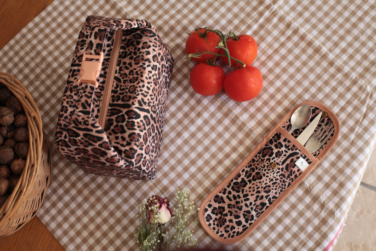 Lunch boxe & son étui à couverts
