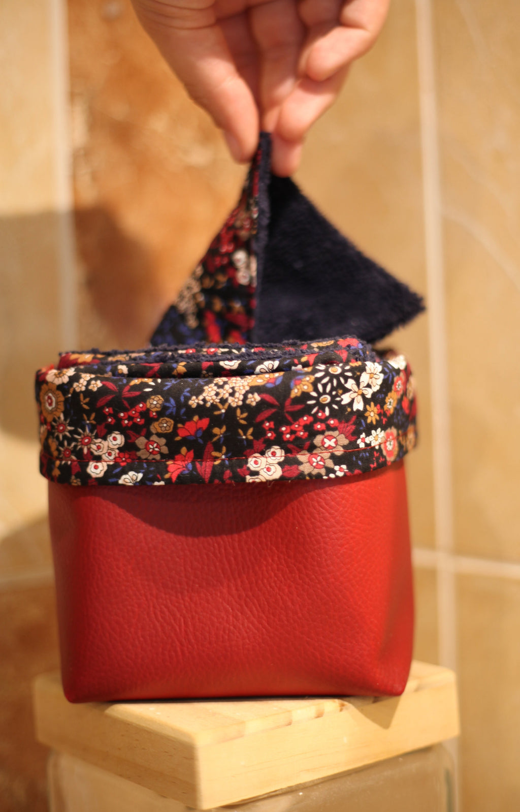Panier de lingettes démaquillantes