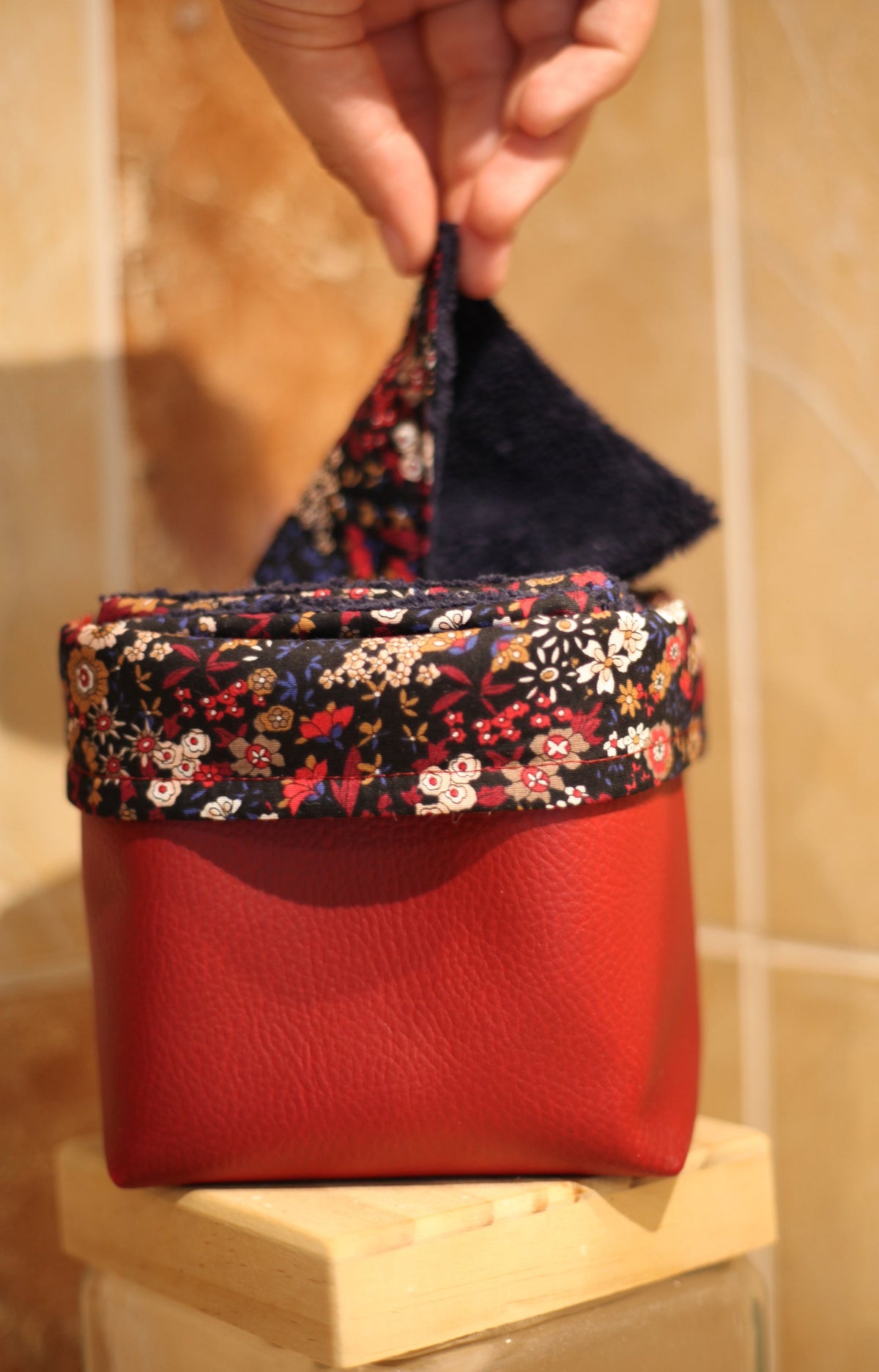 Panier de lingettes démaquillantes