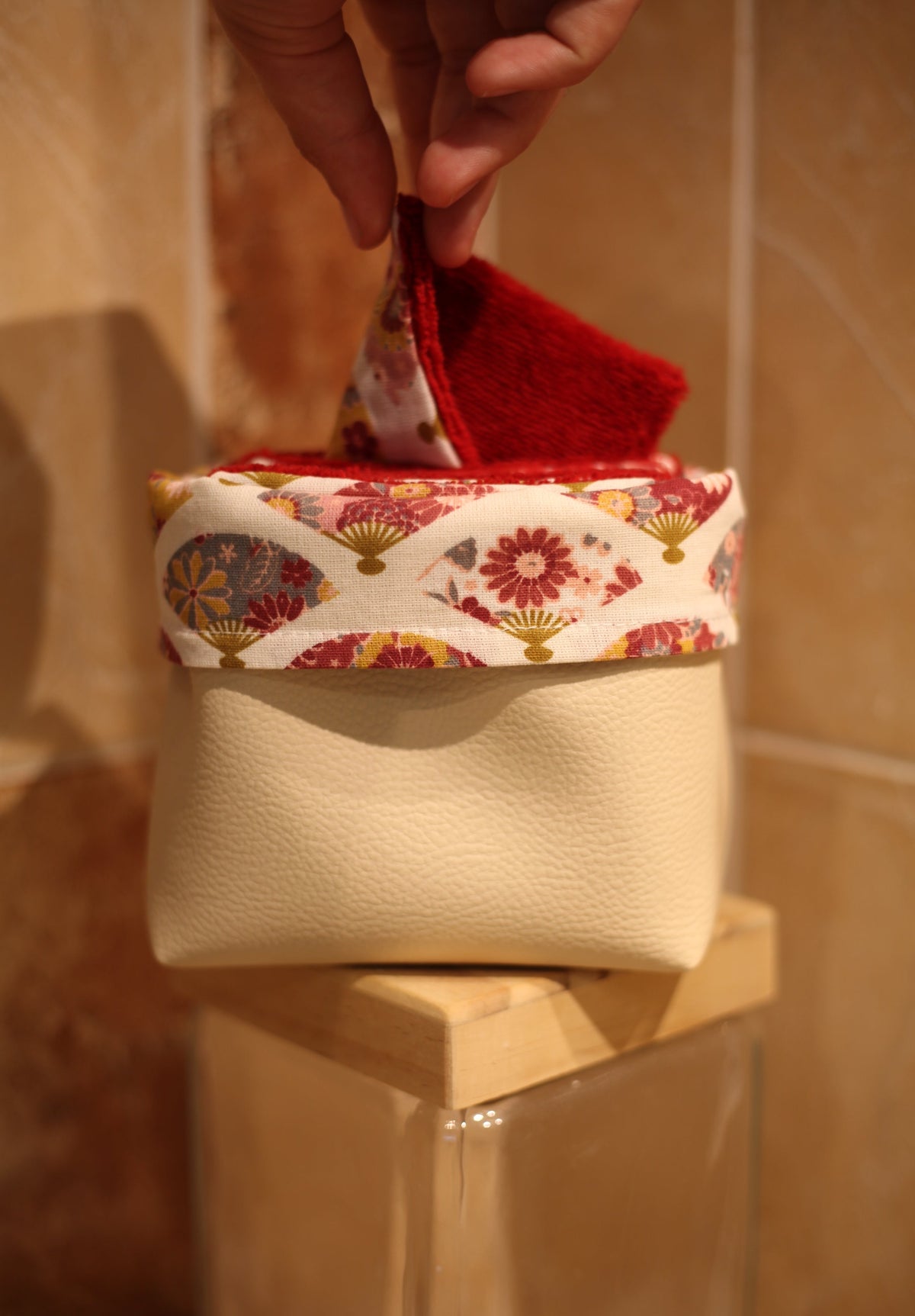 Panier de lingettes démaquillantes